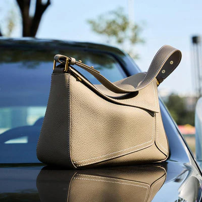 Geometric Stitch Underarm Shoulder Bag
