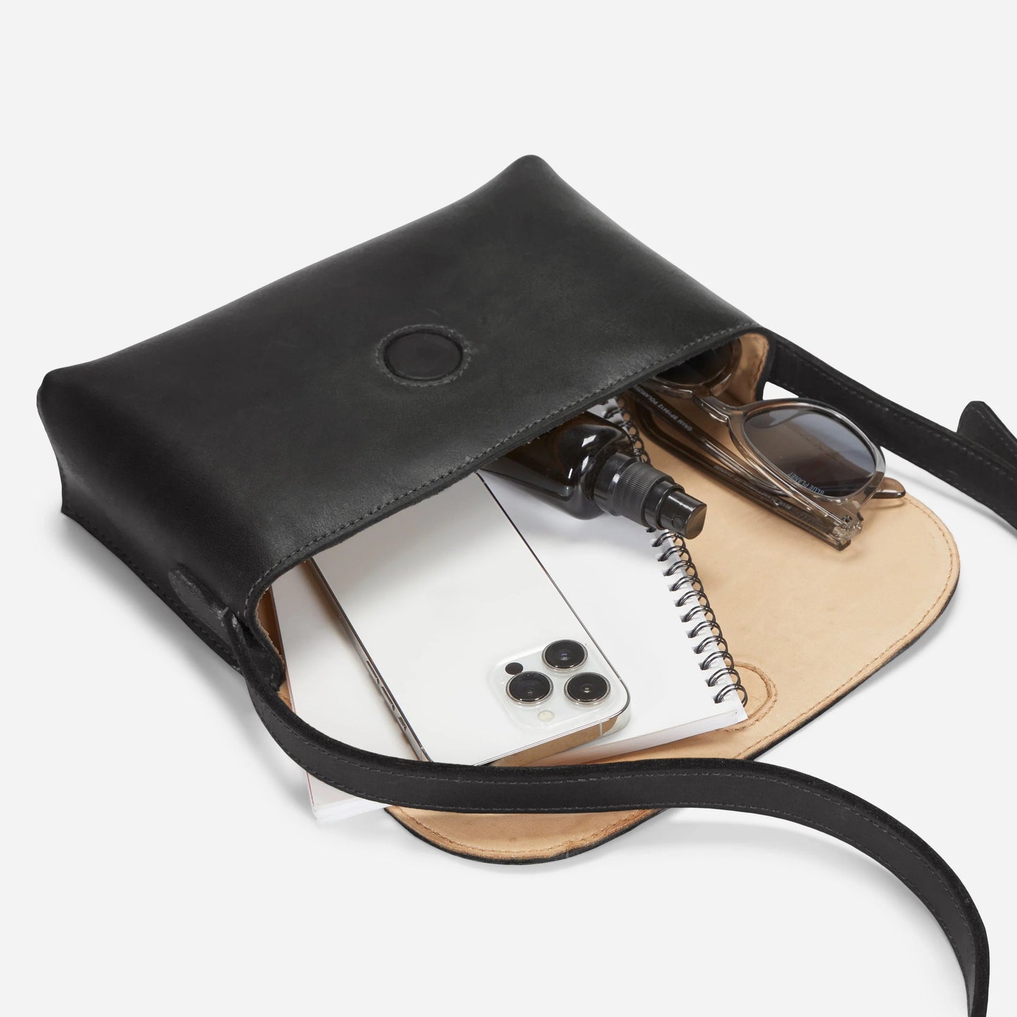 Minimal Flap Mini Messenger Bag