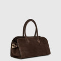 Long Suede Multiway Satchel Bag