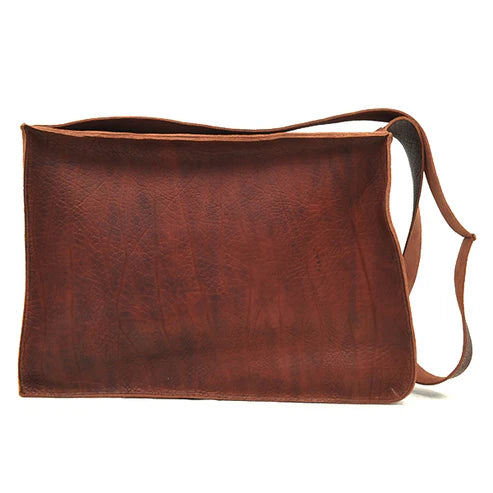 Vintage Textured Messenger Bag