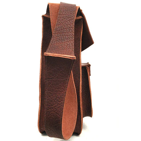 Vintage Textured Messenger Bag