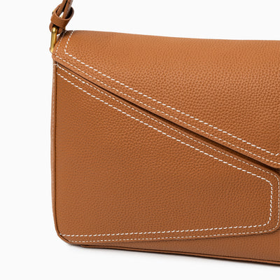 Geometric Stitch Underarm Shoulder Bag