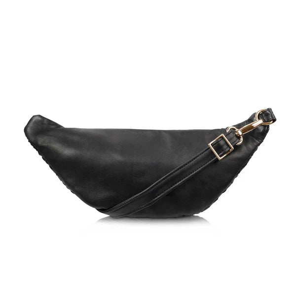 Handwoven Curved Dual Wear Belt Bag