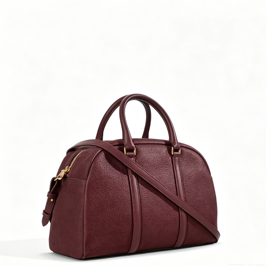 Dome Shaped Multi-Wear Satchel Handbag