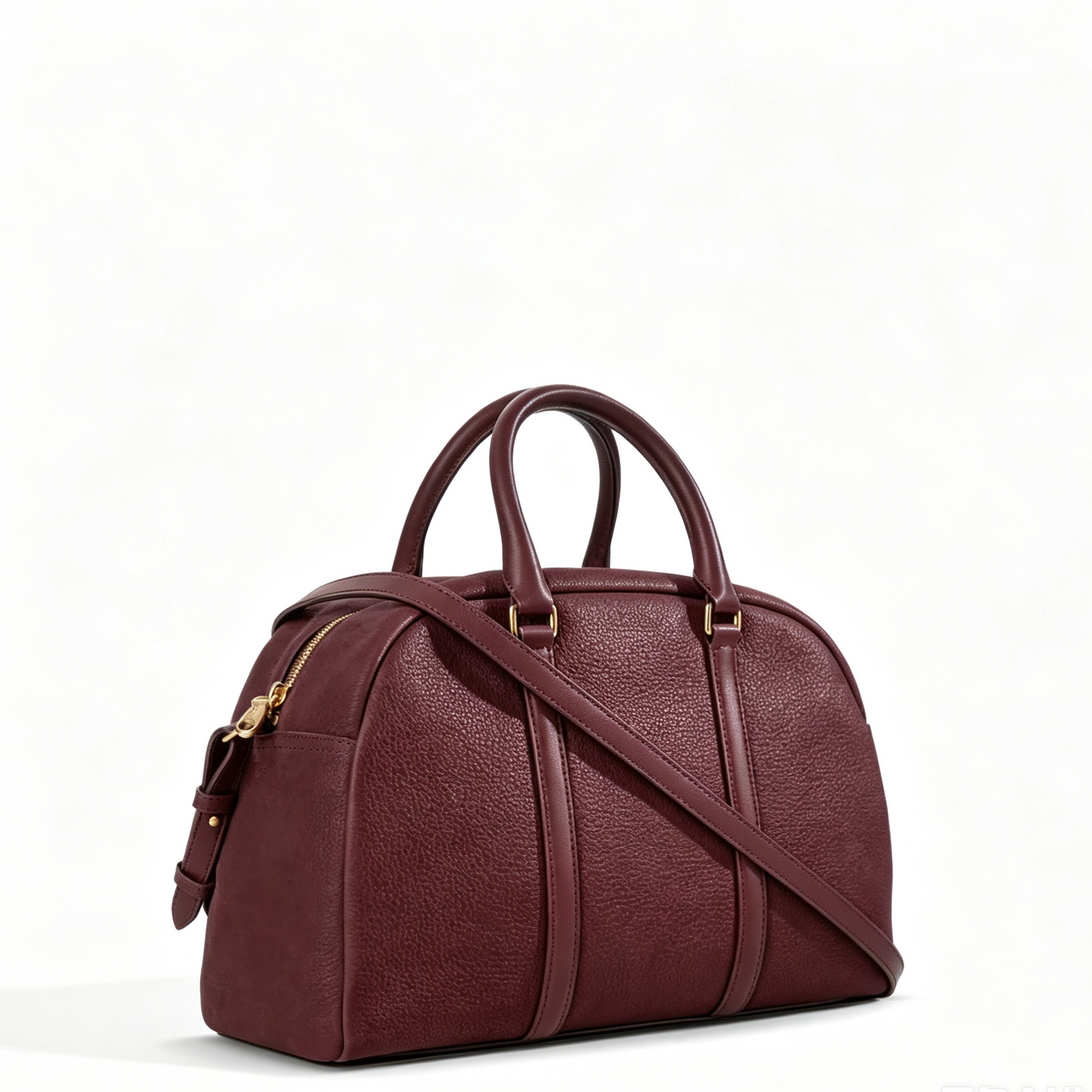 Dome Shaped Multi-Wear Satchel Handbag