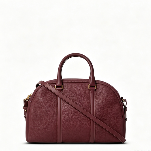 Dome Shaped Multi-Wear Satchel Handbag