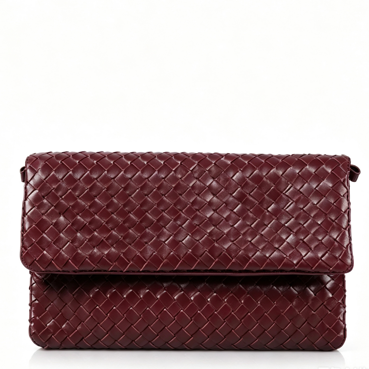 Handwoven Nappa Convertible Clutch