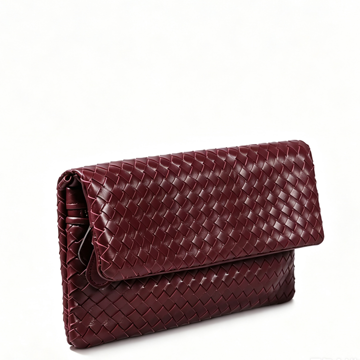 Handwoven Nappa Convertible Clutch